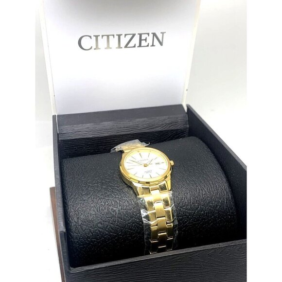 Citizen Women\'s Watch EU6072-56D Quartz White Dial Gold Stainless Steel 28mm main image 13